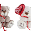 Peluche ours Take me home avec coeur ballon - 20cm