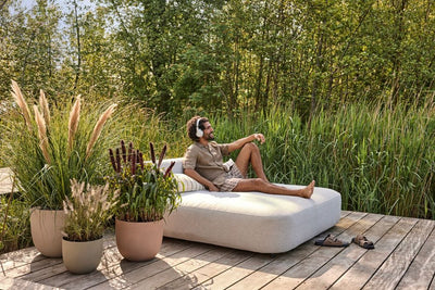 Elho sereh round 47 - pot de fleur pour intérieur extérieur - 100% plastique recyclé - ø 47,0 x h 40,1 cm - vert scandinave