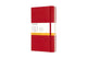Carnet classique Moleskine - grand - couverture rigide - ligné - rouge