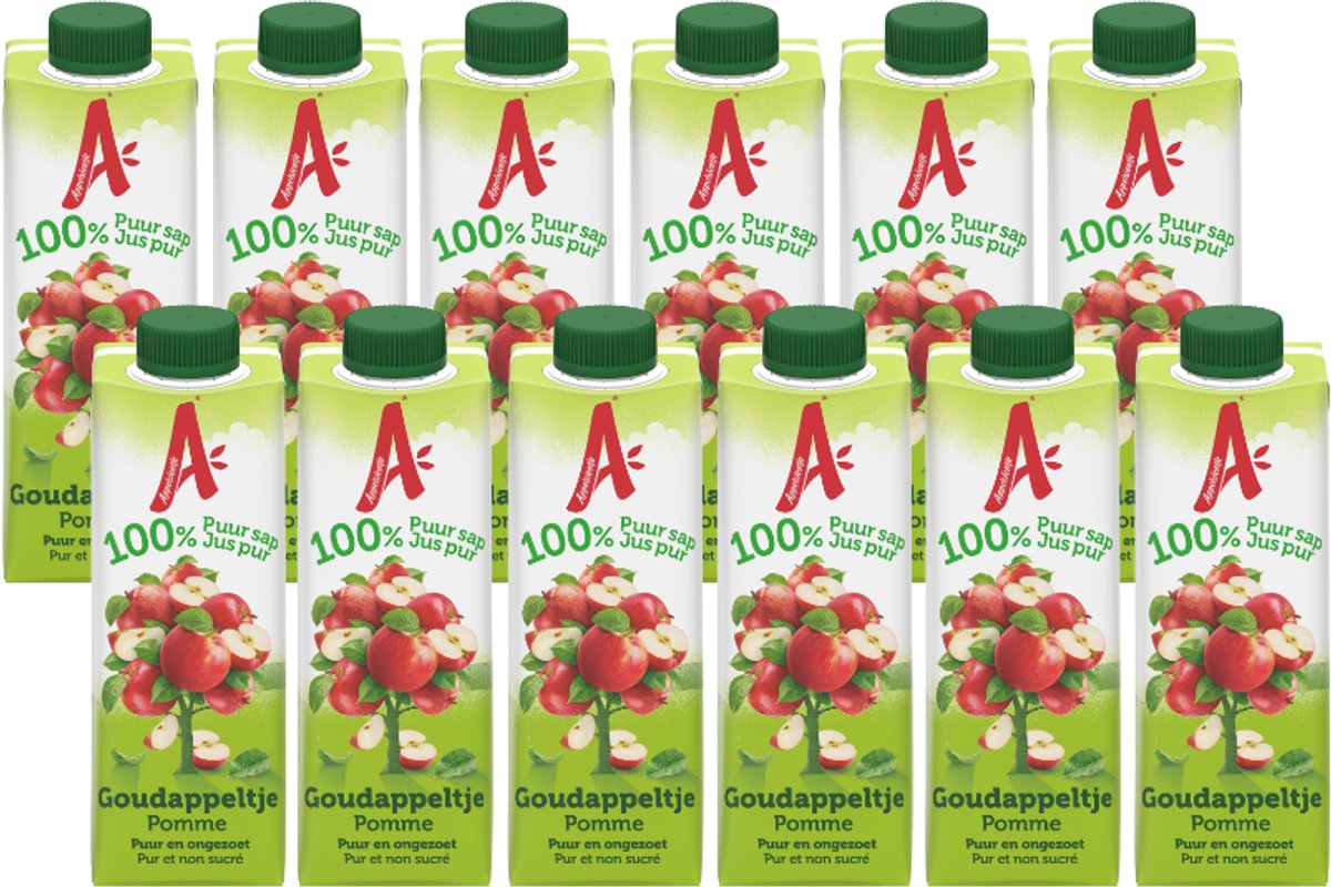 Appelsientje - pomme dorée - jus - jus de pomme - 12 x 0,3l