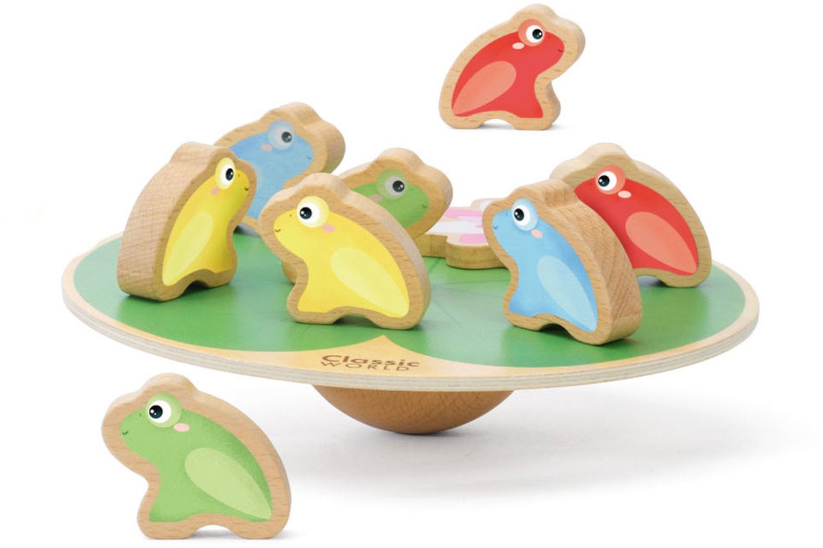Classic World Statel Waterlelie avec des grenouilles