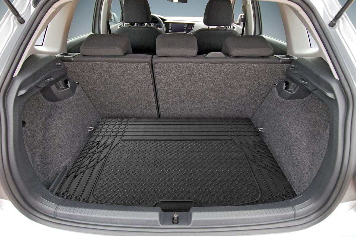 Tapis de coffre Carpoint TPE - taille 120x80cm - qualité lourde - protection contre la saleté, la boue, le sable, la neige ou l'eau - facile à découper sur mesure