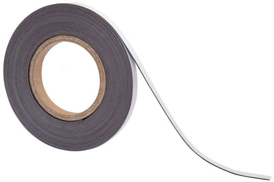 Capuchon de bande magnétique Maul 1 pièce 40 g cm² barre d'écriture magnétique autocollante 10 m x 1 cm x 1 mm marron