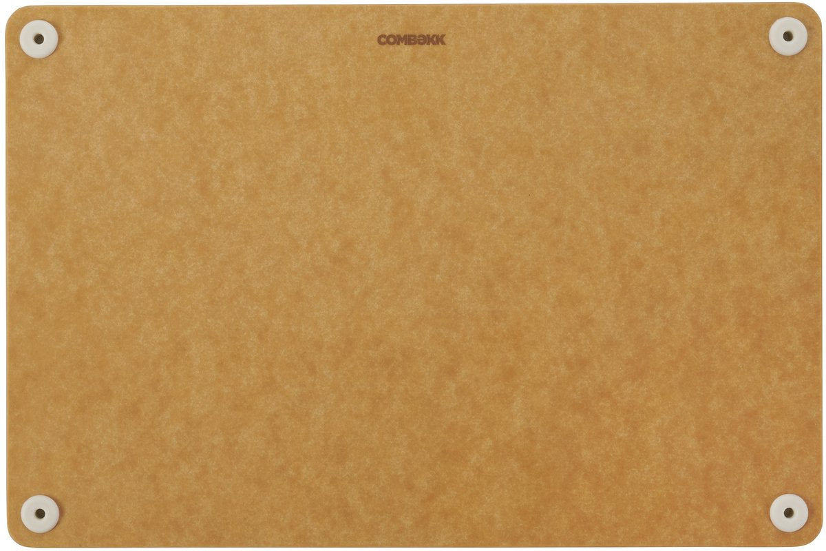 Planche à découper Combekk – Bois pressé FSC – sans microplastique – antibactérien – passe au lave-vaisselle – 20x30 cm – naturel