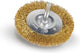 Brosse disque Kreator pour perceuse ø 75 arbre cuivré 6mm (krt150110)