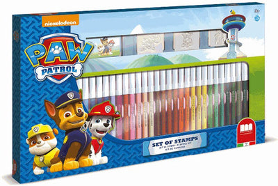 Ensemble de couleurs multiprint avec timbres, 41dlg.
