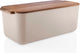 Corbeille à pain Eva solo avec couvercle, couleur sable, plastique, bambou, 42 x 19 x 16 cm -