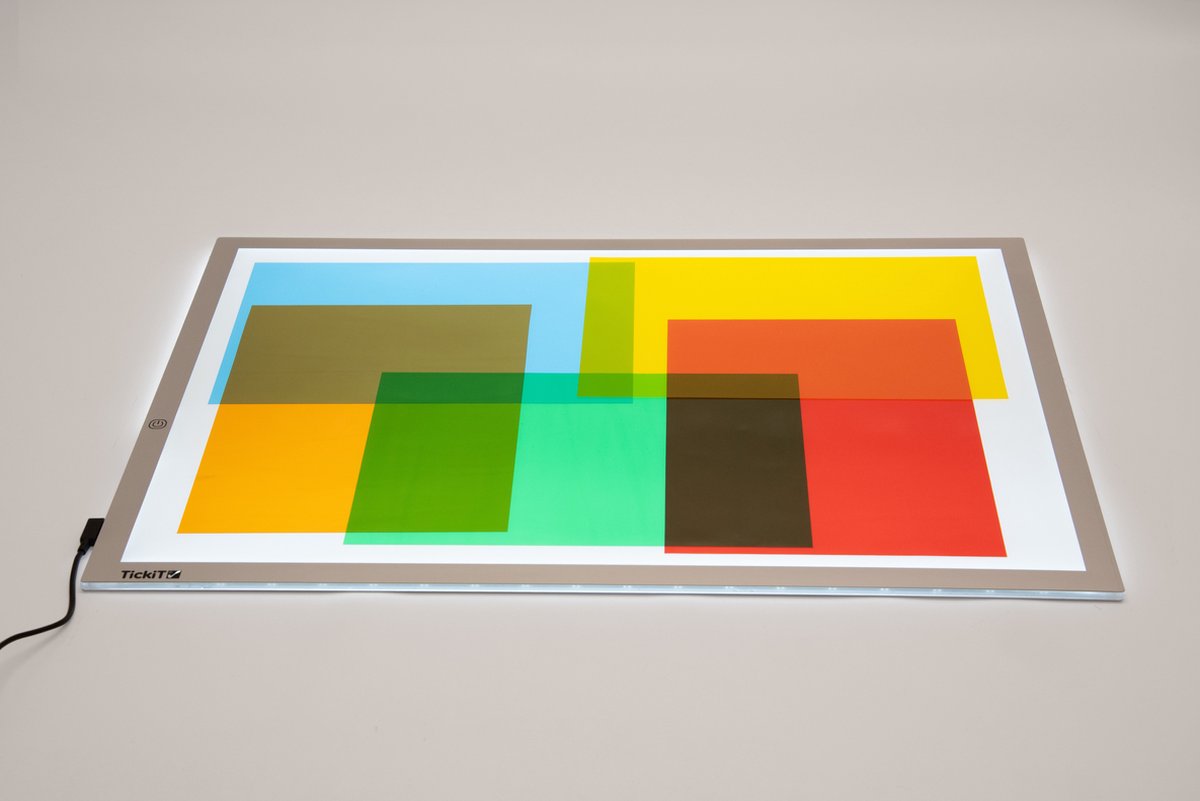 Feuilles de couleurs Tickit acétate