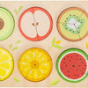Classic World World Wooden Fruit Puzzle Fractures, 22dlg.