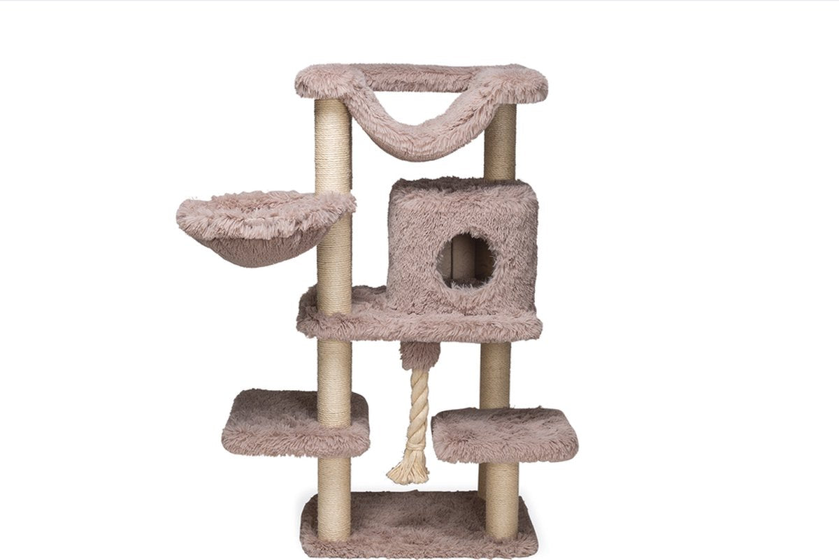 Beeztees duco - griffoir - taupe - 60x45x126 cm