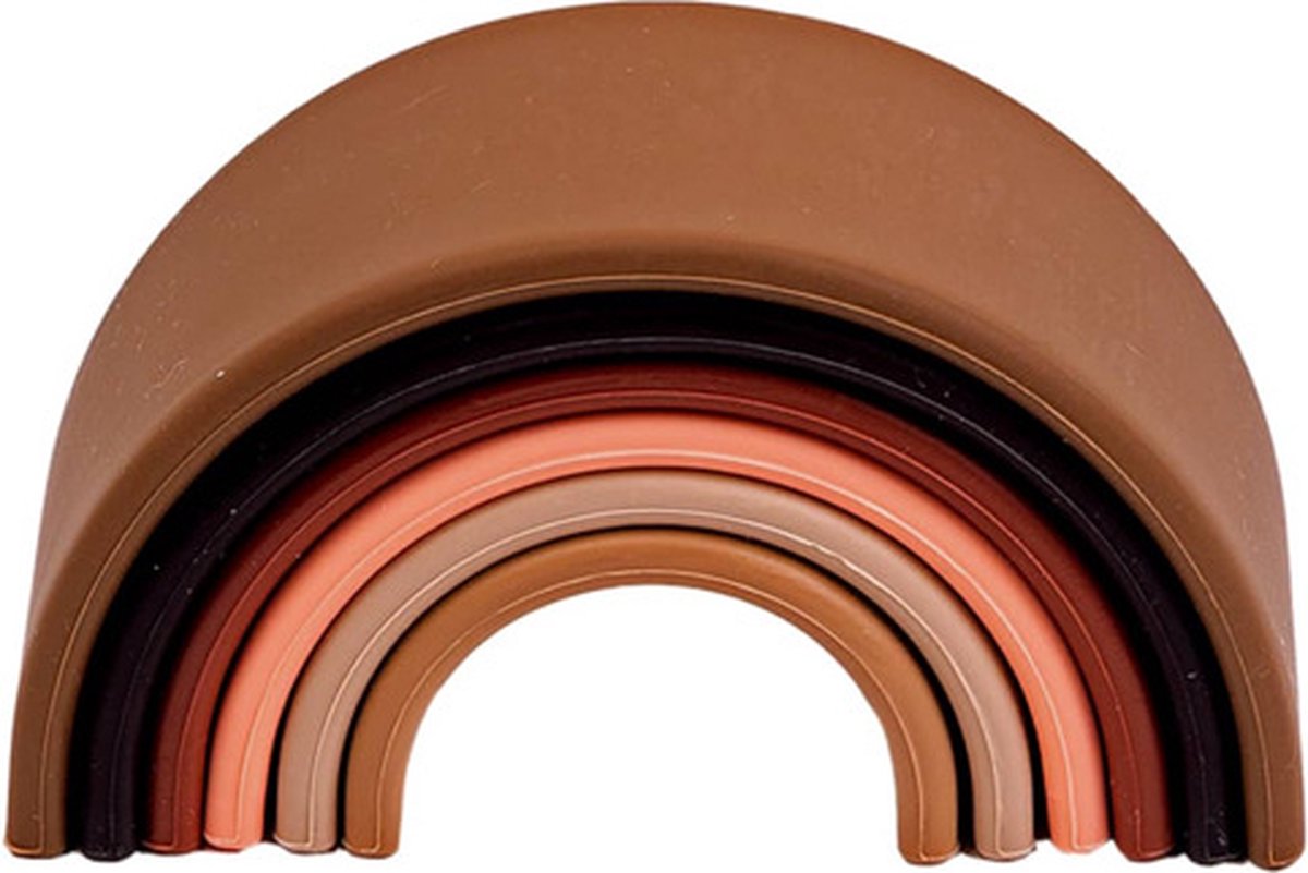 Dëna coffret de jeu en silicone set 6 i diversité arc-en-ciel