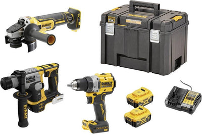 Outils Dewalt - Ensemble de 7 pièces d'outils sans fil, batteries et chargeur dck355p2t