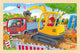 Excavatrice de puzzle Goki Wooden Jigsaw, 24e.