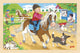 Goki Wooden Jigsaw Puzzle Pony Farm, 24st.