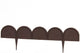 Prosperplast bordure de jardin ligne de jardin ikra 10m marron cemno