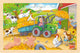 Goki Wooden Jigsaw Puzzle Tracteur, 24e.