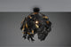 Rl live your light reality leavy - plafonnier - noir mat - excl. 1x e27 28 w - montage au plafond - protection des motifs
