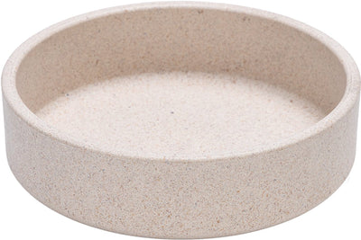 Conçu par lotte bol à nourriture noor - bol à nourriture - abreuvoir - chat - bambou - beige - 12 cm
