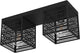 Plafonnier Eglo piedritas - e27 - 51,5 cm - noir