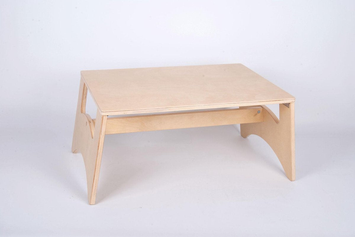 Tickit petite table de jeu basse en bois (pliable à six pans creux) | convient également pour un panneau lumineux A2