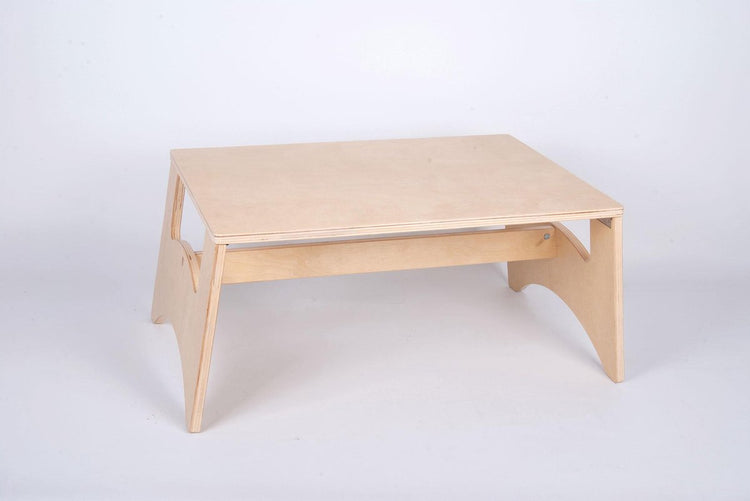 Tickit petite table de jeu basse en bois (pliable à six pans creux) | convient également pour un panneau lumineux A2