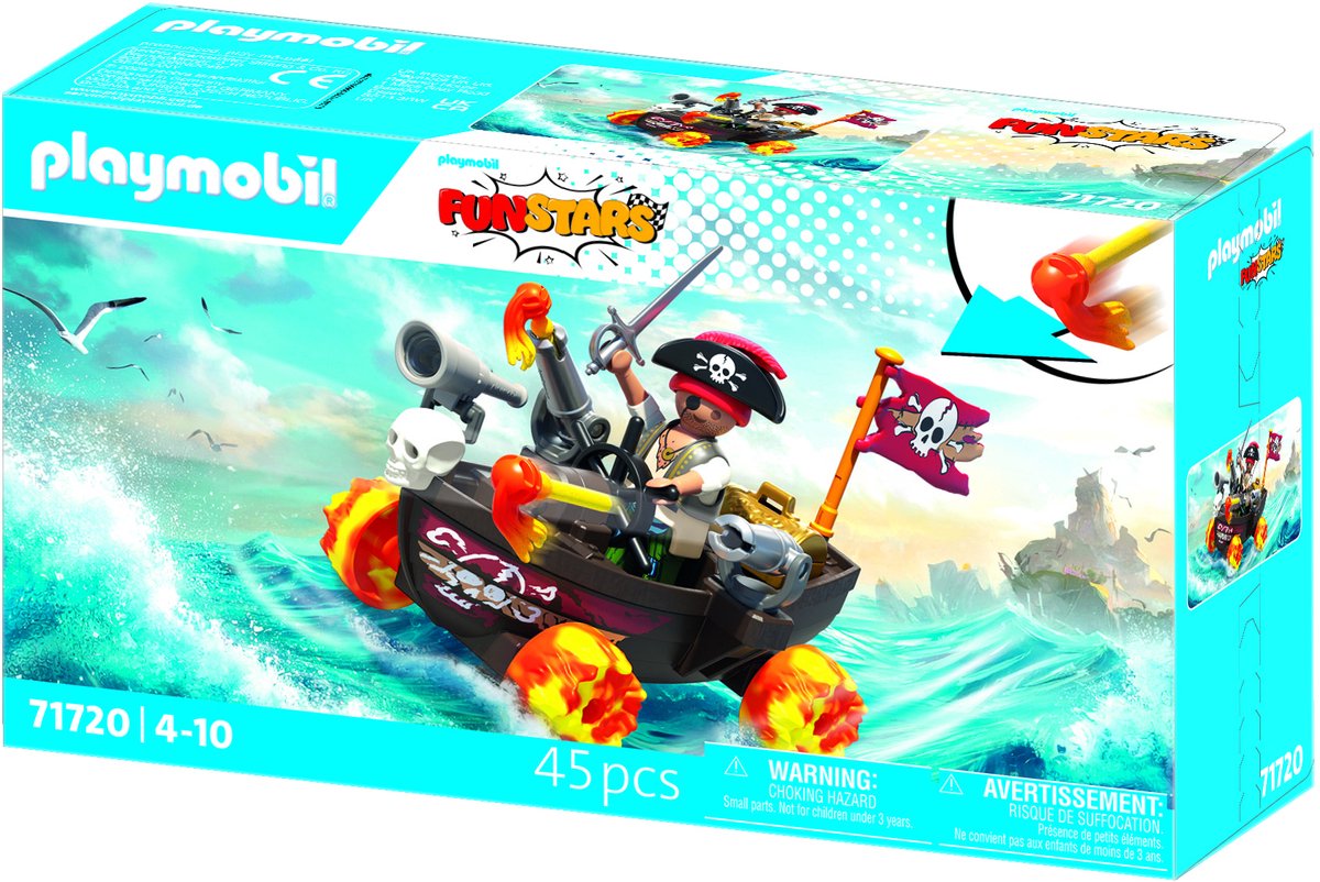 Playmobil 71720 Racing Pirate Boat