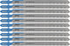 Wolfcraft - lames de scie sauteuse en acier - coupe fine - HSS avec tige en T - lame de scie sauteuse en métal pour acier, cuivre, aluminium - 8025100
