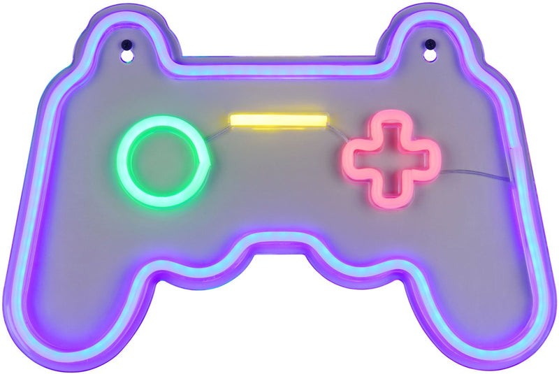 Rl live your light reality gamer - applique murale - transparent clair - incl. 1x SMD 5 W - interrupteur à cordon - montage mural - connexion USB-C