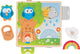 Goki Wooden Fething Shape Puzzle à nouveau, 4st.