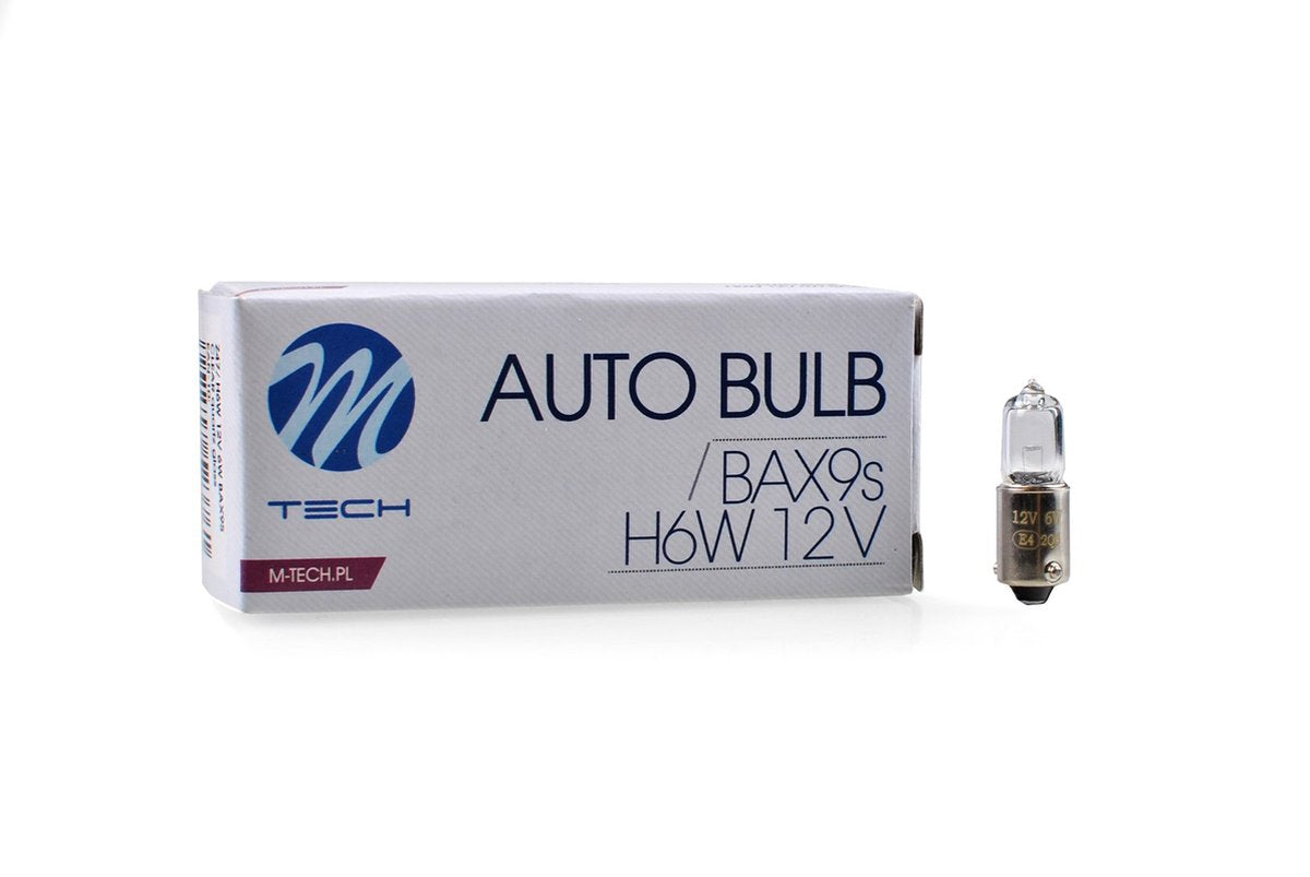 M-tech - h6w 12v 6w - clair - 10 pièces