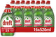 Dreft Platinum Quickwash Original Liquide Liquide Vaisselle pour Les Mains - 16 x 520ml