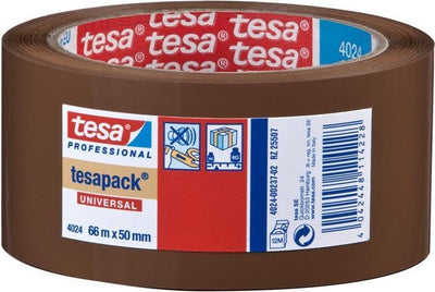 Tesa professionnel 1059182 - 4024 pack pp marron 66m x 50mm | 6 pièces