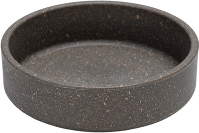 Conçu par lotte bol à nourriture noor - bol à nourriture - abreuvoir - chat - bambou - gris - 12 cm