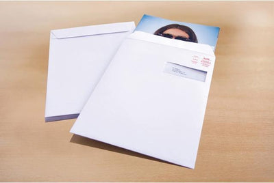 Enveloppe acte de mairie - 229x324mm - c4 - blanc - avec bande adhésive - fenêtre droite - 25 pièces - rd-303595-25