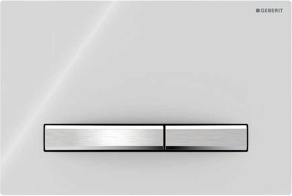 Plaque de commande Geberit sigma50 - blanche