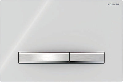 Plaque de commande Geberit sigma50 - blanche