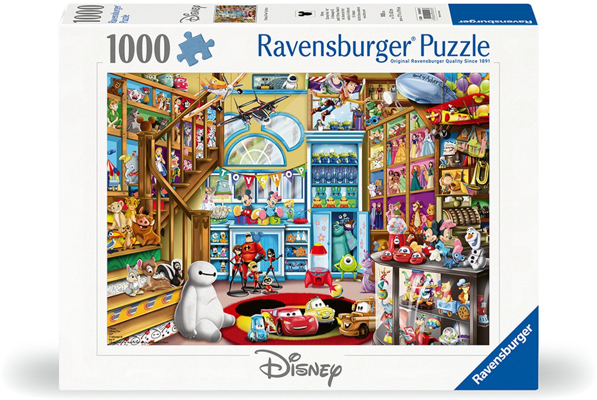 Ravensburger puzzle Disney dans le magasin de jouets - puzzle - 1000 pièces