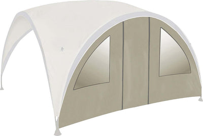 Bo-camp - paroi latérale pour abri de fête - moyen - avec porte et fenêtres