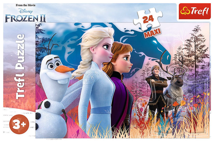 Trefl puzzle d2:d120 la reine des neiges 2 maxi : 24 pièces