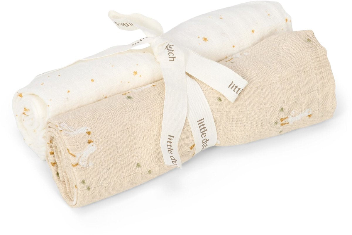 Petit swaddle hollandais - beige - naturels nouveau-nés - petite oie