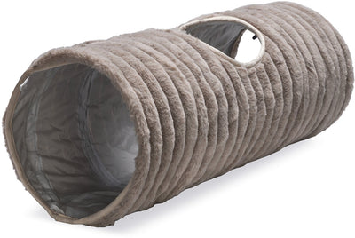 Conçu par lotte reza - tunnel pour chat - beige - 70x25x25 cm