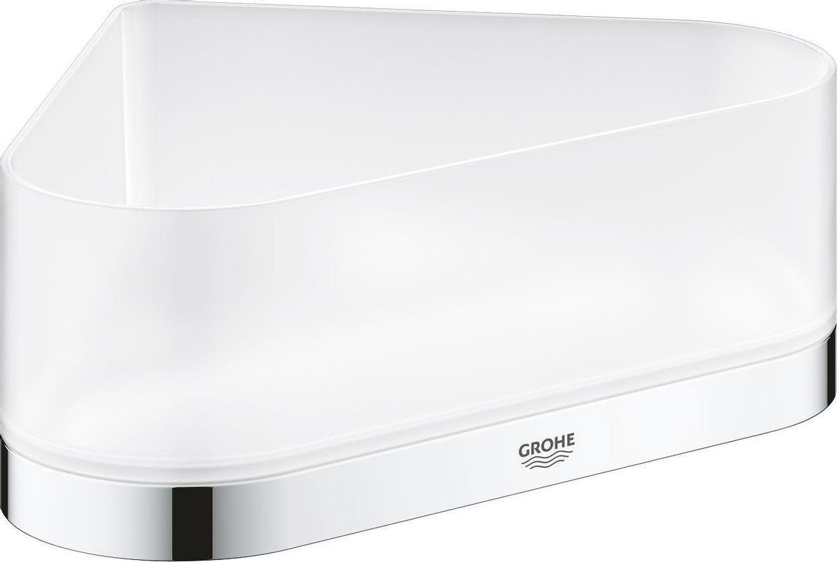 Receveur de douche d'angle Grohe Selection avec support - chrome - 41038000