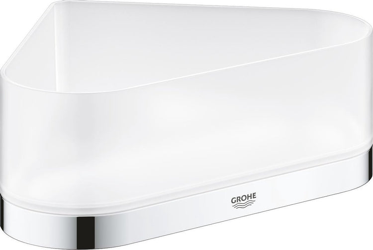 Receveur de douche d'angle Grohe Selection avec support - chrome - 41038000