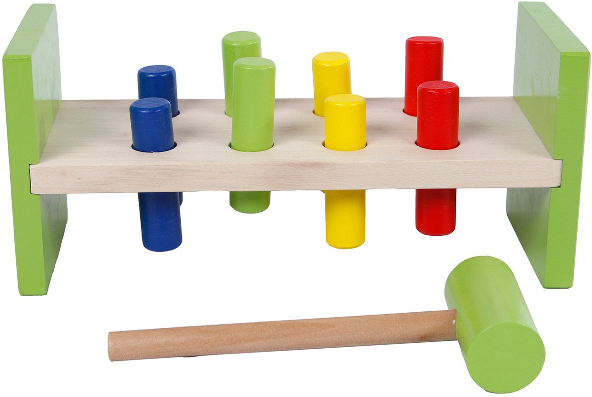 Green Hamperbank en bois, 10dlg.