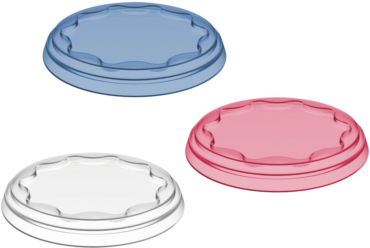 Couvercle de conservation Koziol, lot de 3 pièces, transparent - | frais