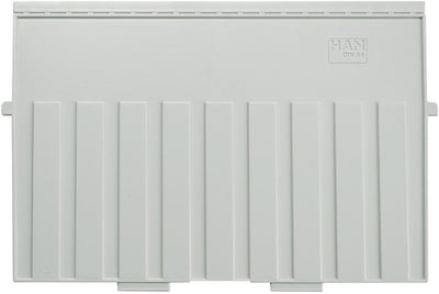 Han plaque de séparation fiche index a4 transversale gris clair | 5 pièces