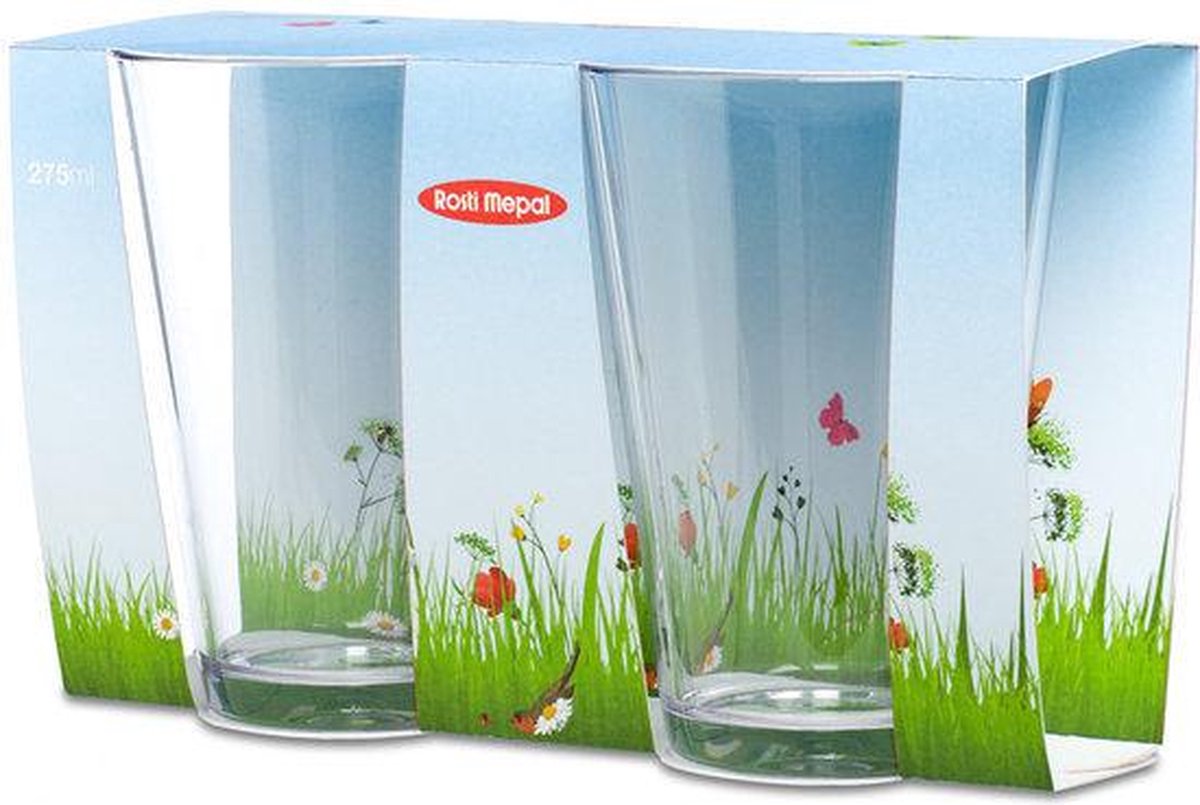 Verre Mepal flow 275 ml - lot de 2 pièces