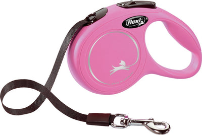 Flexi new classic tape - laisse pour chien - rose - xs - 3 m - (<12kg)