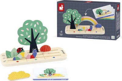 Janod - jeu de tri - trouver sa place dans le jardin