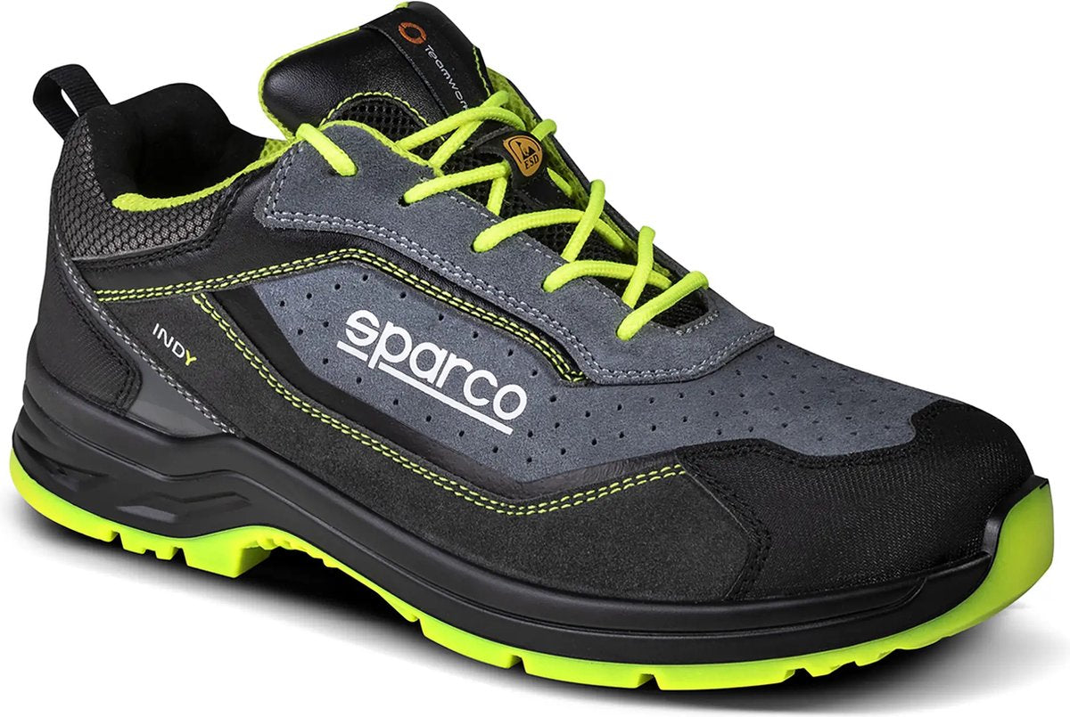 Sparco chaussures de travail s1ps - indy texas - gris jaune — gris — 43